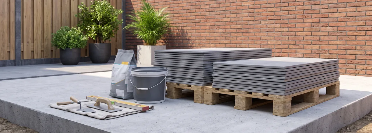 Dakterras renovatie tegelwerk