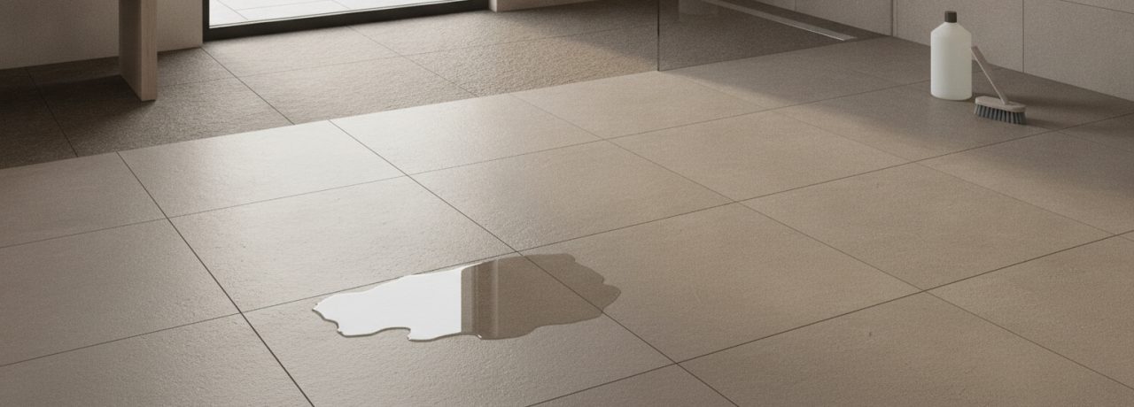 Tegelzetter 7 tips om antislip op je tegelvloer goed te beoordelen.
