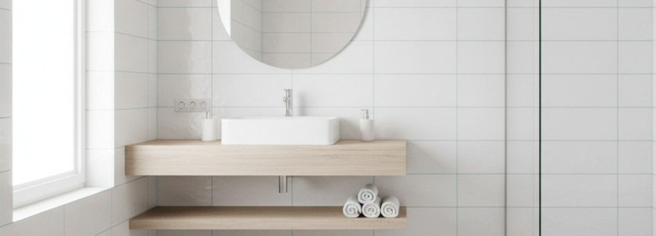 Tegelzetter 7 tips om je kleine badkamer groter te laten lijken met tegelwerk.