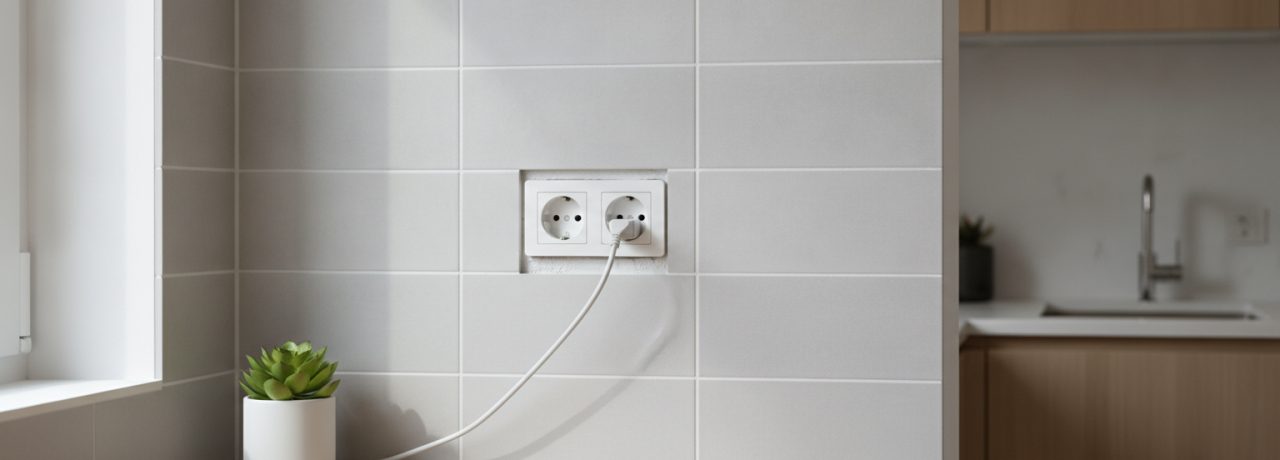 Tegelzetter 7 tips om jouw tegelwerk rond stopcontacten netter te plannen.