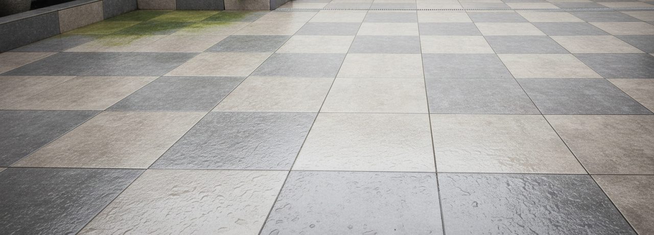 Je kent het wel: na een flinke regenbui wordt je terras spekglad. Even naar buiten lopen om de planten te checken en voor je het&hellip;