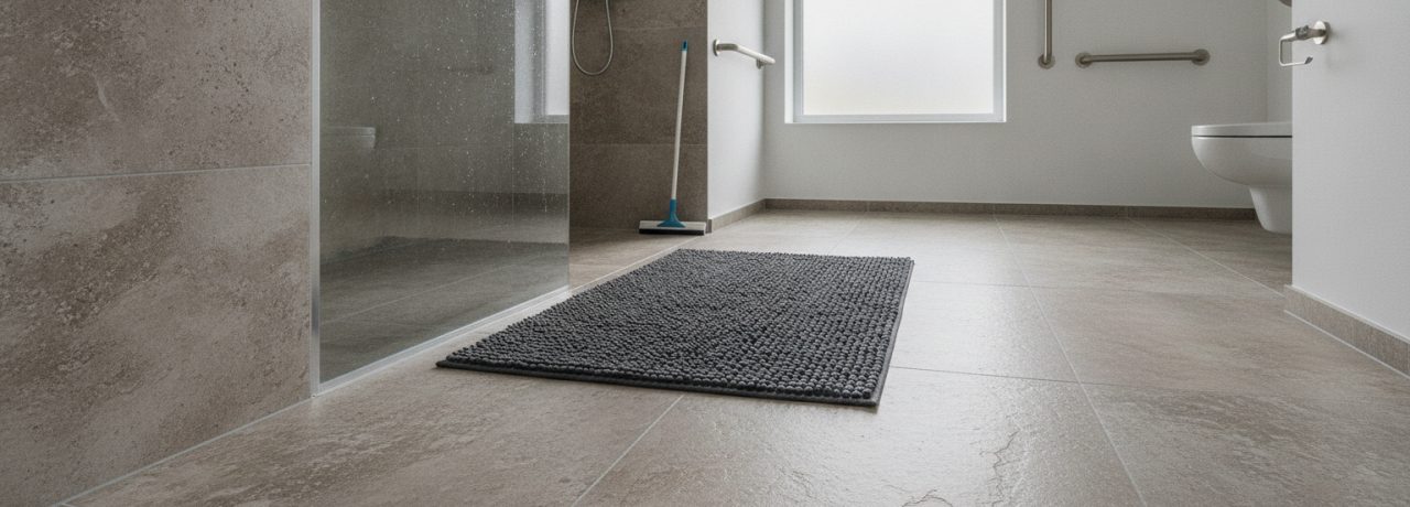 Tegelzetter 8 tips om slipgevaar op je badkamervloer te verminderen.