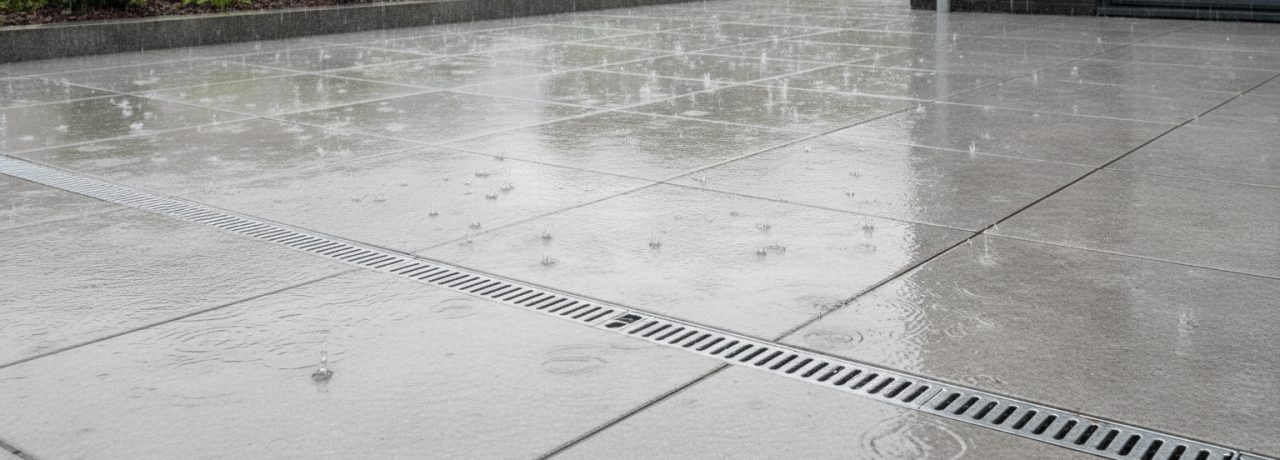 Wat is waterafvoer op je buitenvloer en waarom is het belangrijk?