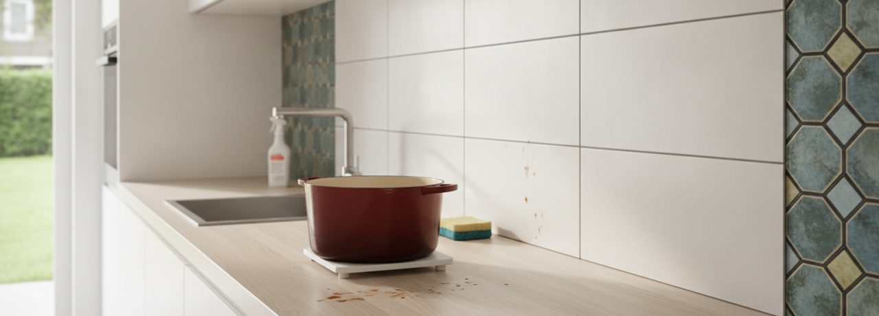 Tegelzetter 8 tips om voegkleur in je keuken slim te kiezen tegen vlekken.