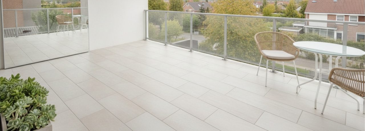 Tegelzetter 9 tips om je balkonvloer met tegels lichter te laten ogen.