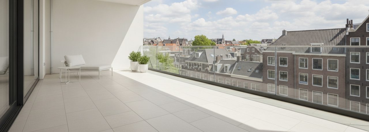Wat zijn de voordelen van een lichte balkonvloer met tegels?