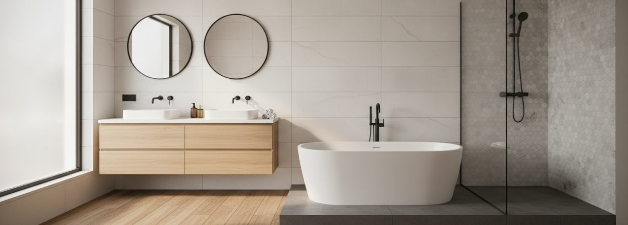 Tegelzetter 9 tips om jouw tegels, sanitair en badkamermeubel goed te plannen.