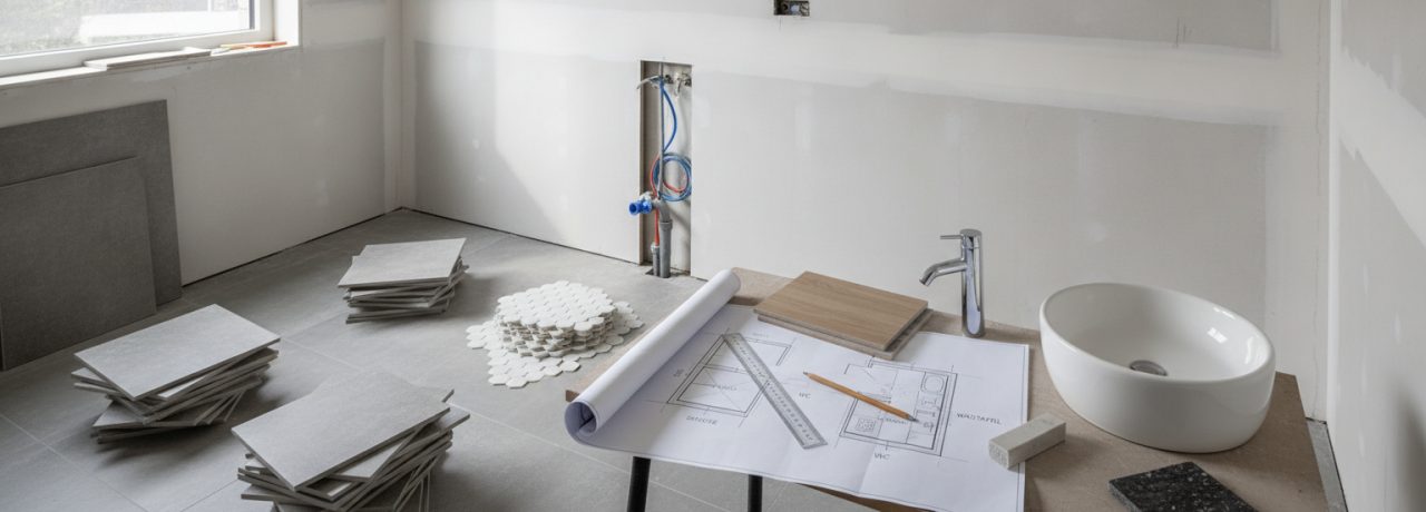 Wat zijn de belangrijkste stappen bij het plannen van tegels, sanitair en badkamermeubel?