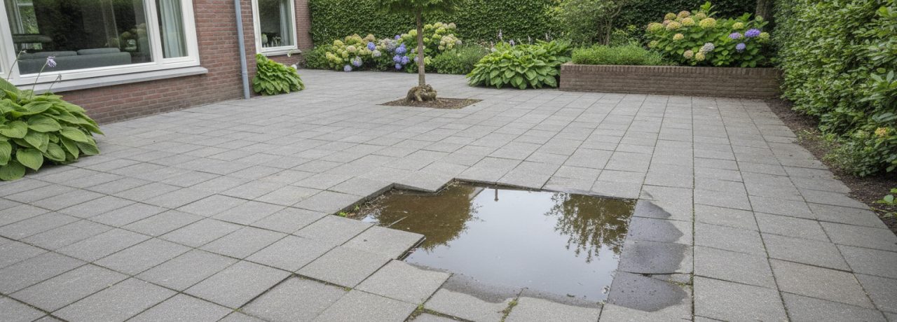 Wat zijn verzakte buitentegels en waarom gebeurt het?