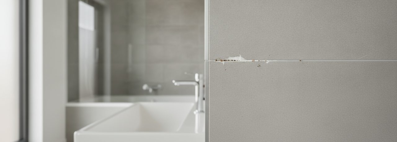 Tegelzetter Hoe herken je slechte kitnaden voordat je badkamer schade krijgt?